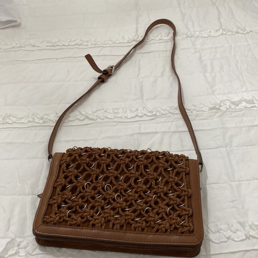 Leather crossbody bag